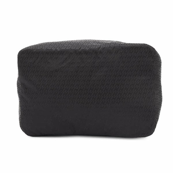 エルメス ポーチ トラベルシルク ミニ トラベルキューブ ブラック/フォーヴ/シルバー金具 シルク/バレニア B刻印 HERMES 黒