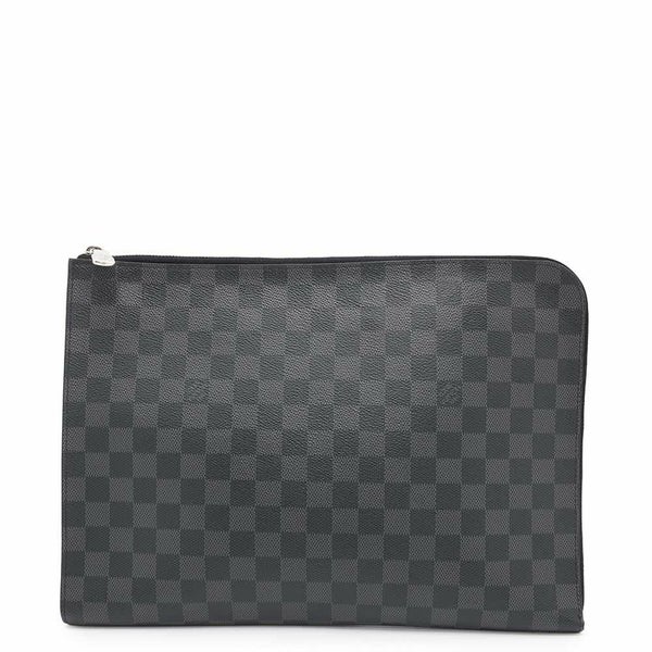 ルイヴィトン クラッチバッグ ダミエ・グラフィット ポシェット・ジュールGM N41501 LOUIS VUITTON 黒 ブラック