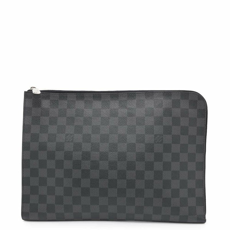 ルイヴィトン クラッチバッグ ダミエ・グラフィット ポシェット・ジュールGM N41501 LOUIS VUITTON 黒 ブラック