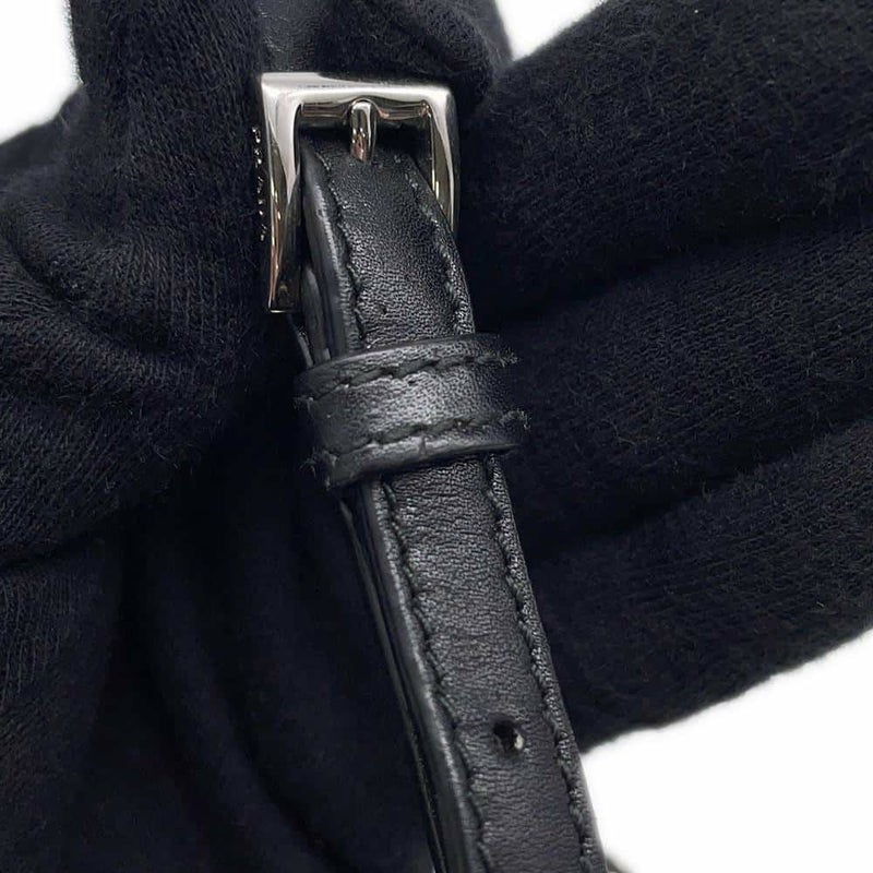 プラダ ショルダーバッグ ロゴ レザー BT1031 PRADA バッグ 黒