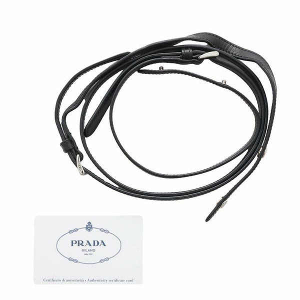 プラダ ショルダーバッグ ロゴ レザー BT1031 PRADA バッグ 黒