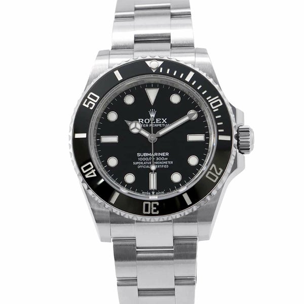 ロレックス サブマリーナ ノンデイト ランダムシリアル ルーレット 124060 ROLEX 腕時計 黒文字盤