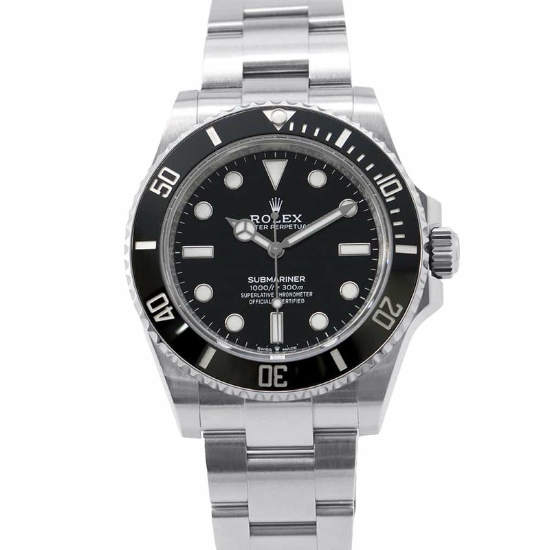 ロレックス サブマリーナ ノンデイト ランダムシリアル ルーレット 124060 ROLEX 腕時計 黒文字盤