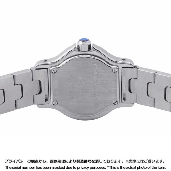 カルティエ サントスオクタゴン SM W2001683 Cartier 腕時計 アイボリー文字盤 クォーツ