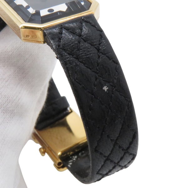 シャネル プルミエール H0090 CHANEL 腕時計 黒文字盤 レディース クォーツ