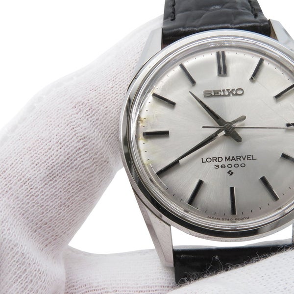 セイコー ロードマーベル 36000 5740-8000 SEIKO 腕時計 ウォッチ シルバー文字盤 ヴィンテージ