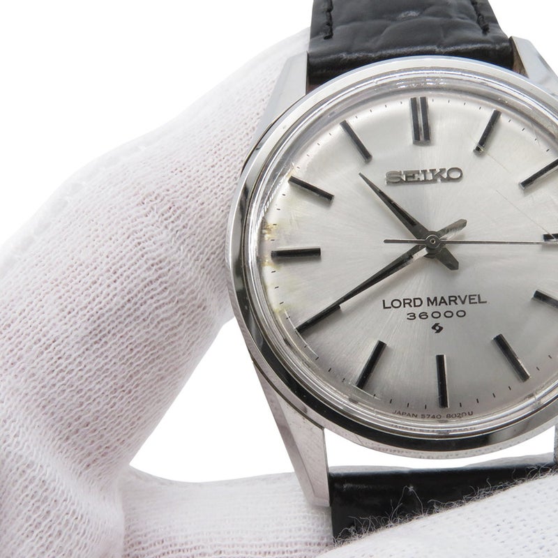 セイコー ロードマーベル 36000 5740-8000 SEIKO 腕時計 ウォッチ シルバー文字盤 ヴィンテージ
