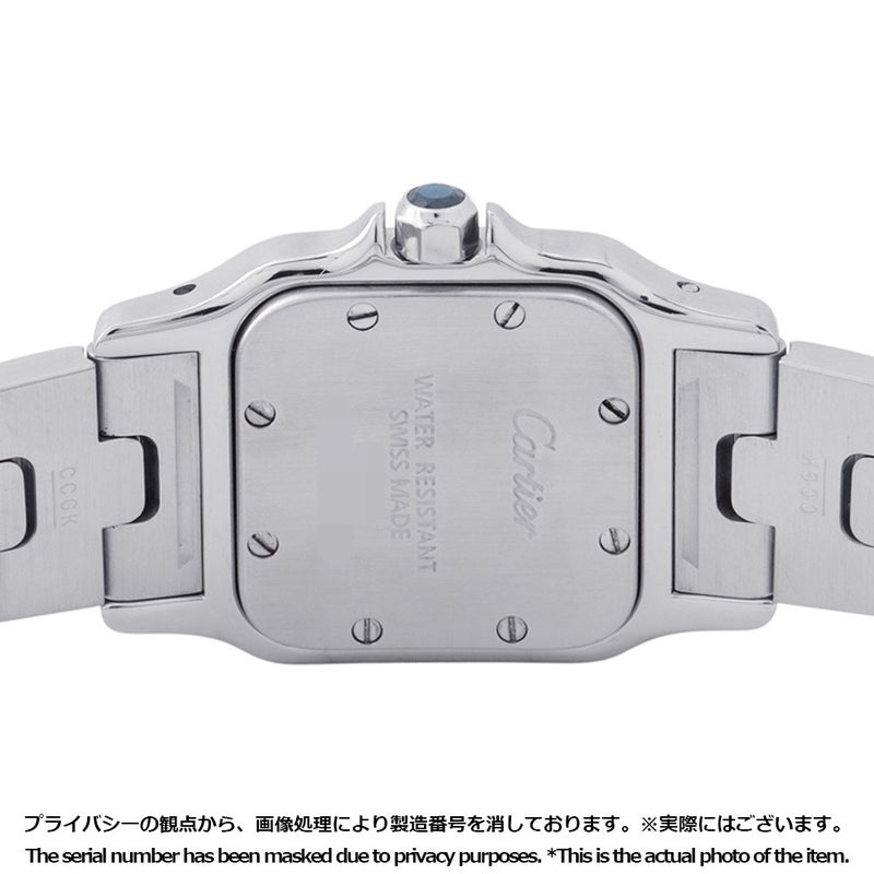 カルティエ サントスガルベ SM W20056D6 Cartier 腕時計 ウォッチ アイボリー文字盤 クォーツ