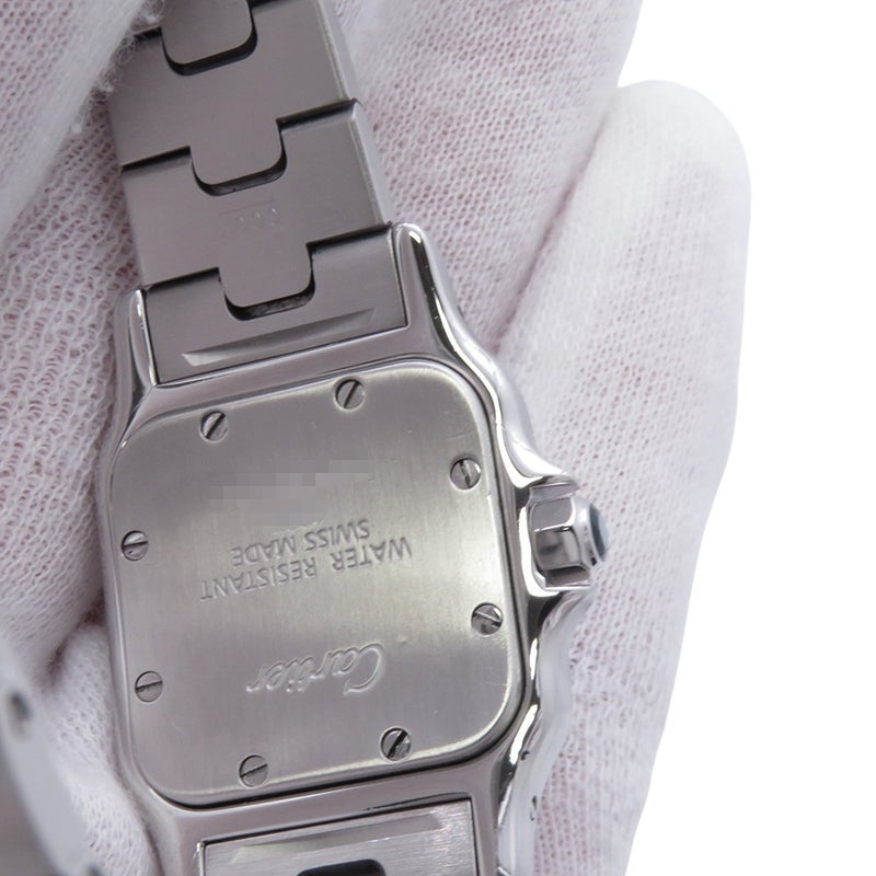 カルティエ サントスガルベ SM W20056D6 Cartier 腕時計 ウォッチ アイボリー文字盤 クォーツ