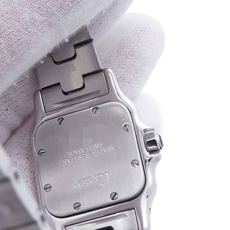 カルティエ サントスガルベ SM W20056D6 Cartier 腕時計 ウォッチ アイボリー文字盤 クォーツ