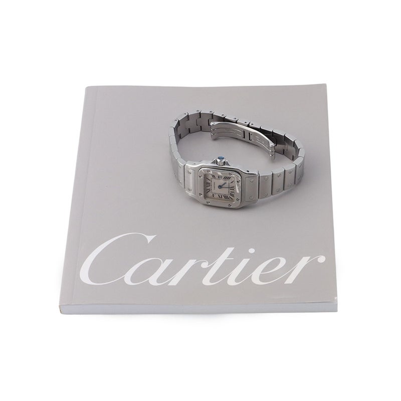 カルティエ サントスガルベ SM W20056D6 Cartier 腕時計 ウォッチ アイボリー文字盤 クォーツ