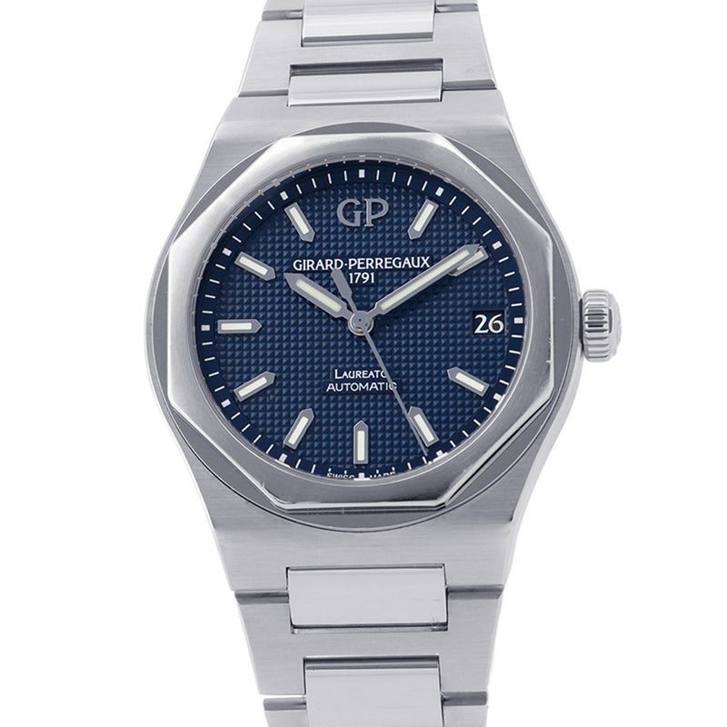 ジラールペルゴ ロレアート 81010-11-431-11A GIRARD-PERREGAUX 腕時計 ブルー文字盤