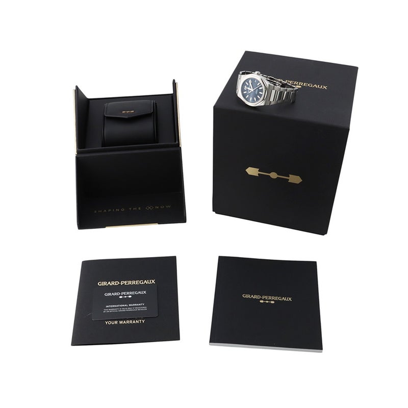 ジラールペルゴ ロレアート 81010-11-431-11A GIRARD-PERREGAUX 腕時計 ブルー文字盤