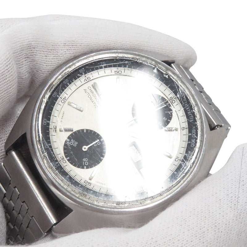 セイコー クロノグラフ デイデイト 6138-8000 SEIKO 腕時計 シルバー文字盤