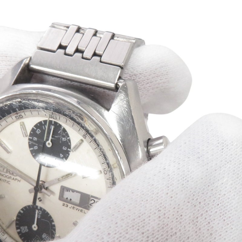 セイコー クロノグラフ デイデイト 6138-8000 SEIKO 腕時計 シルバー文字盤
