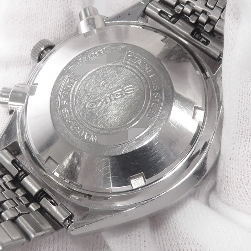 セイコー クロノグラフ デイデイト 6138-8000 SEIKO 腕時計 シルバー文字盤