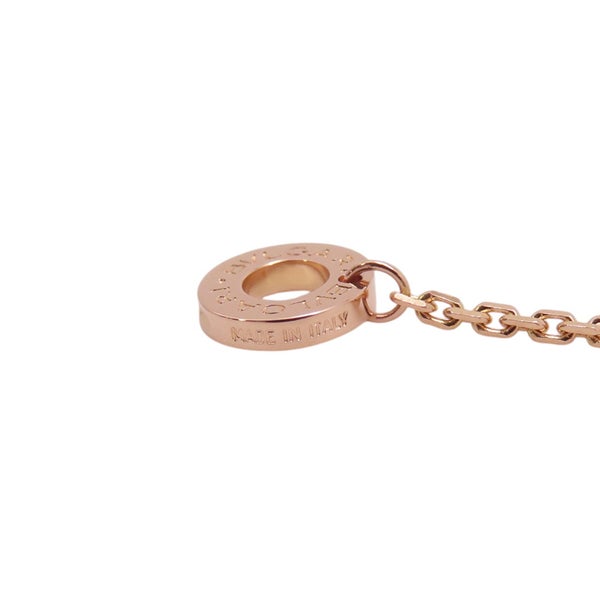 ブルガリ ネックレス ディーヴァ ドリーム マラカイト/ダイヤモンド 計0.28ct K18PGピンクゴールド 351143 BVLGARI ペンダント