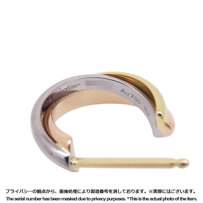 カルティエ ピアス トリニティ イヤリング ミニモデル K18YG/K18PG/K18WG B8301540 Cartier ジュエリー