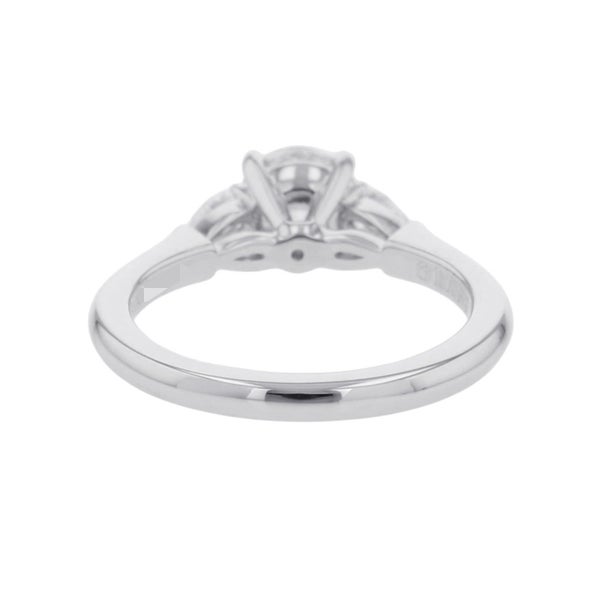 グラフ リング プロミス ラウンド ダイヤモンド エンゲージメント ダイヤ 中石0.74ct Pt950プラチナ サイズ約8号 GIA鑑定書付き 指輪