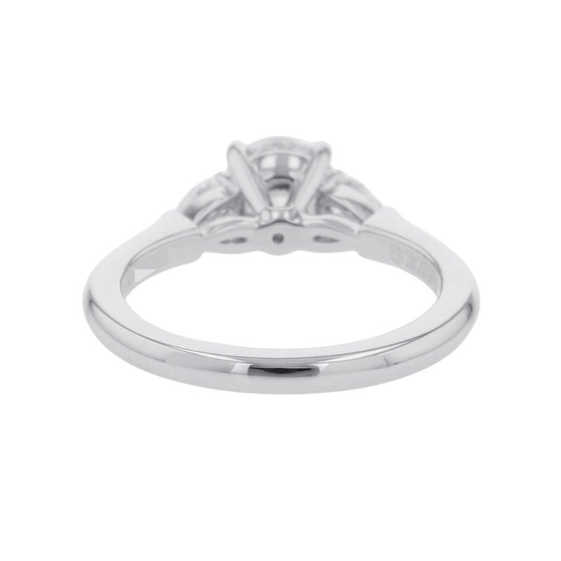 グラフ リング プロミス ラウンド ダイヤモンド エンゲージメント ダイヤ 中石0.74ct Pt950プラチナ サイズ約8号 GIA鑑定書付き 指輪