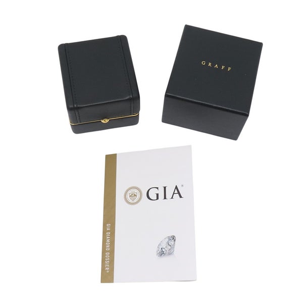 グラフ リング プロミス ラウンド ダイヤモンド エンゲージメント ダイヤ 中石0.74ct Pt950プラチナ サイズ約8号 GIA鑑定書付き 指輪