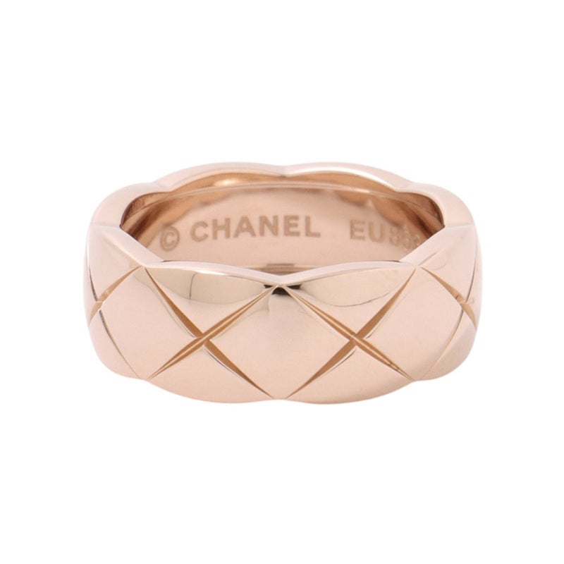 シャネル リング ココ クラッシュ ミディアムモデル K18PGピンクゴールド リングサイズ47 J10817 CHANEL 指輪
