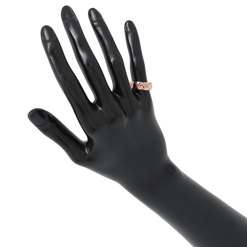 シャネル リング ココ クラッシュ ミディアムモデル K18PGピンクゴールド リングサイズ47 J10817 CHANEL 指輪