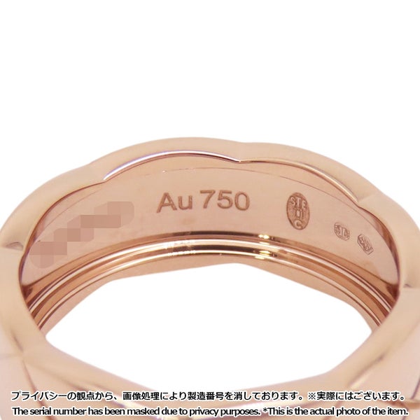 シャネル リング ココ クラッシュ ミディアムモデル K18PGピンクゴールド リングサイズ47 J10817 CHANEL 指輪