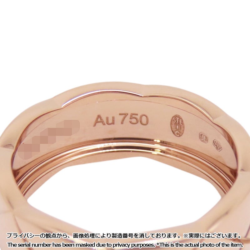 シャネル リング ココ クラッシュ ミディアムモデル K18PGピンクゴールド リングサイズ47 J10817 CHANEL 指輪