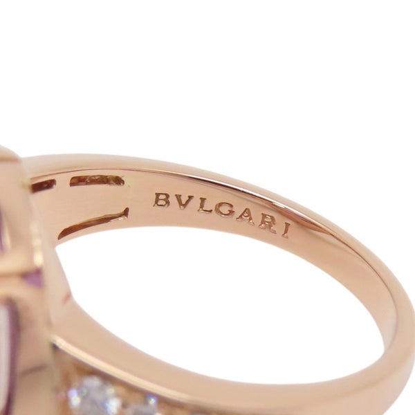 ブルガリ リング パレンテシ カクテル アメシスト/ダイヤモンド K18PGピンクゴールド 約14号 AN855181 BVLGARI 指輪