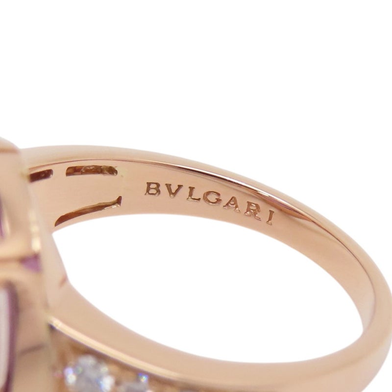 ブルガリ リング パレンテシ カクテル アメシスト/ダイヤモンド K18PGピンクゴールド 約14号 AN855181 BVLGARI 指輪