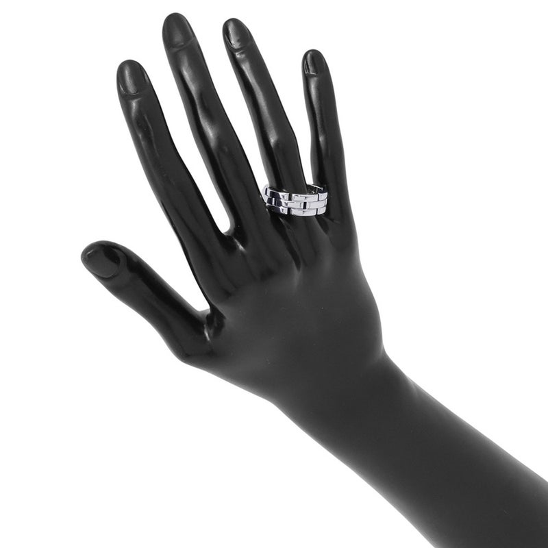 カルティエ リング マイヨン パンテール 3連 K18WGホワイトゴールド サイズ60 Cartier 指輪 ジュエリー