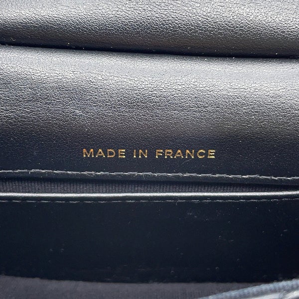 シャネル チェーンショルダーバッグ マトラッセ ココマーク ラムスキン AP2271 CHANEL 黒