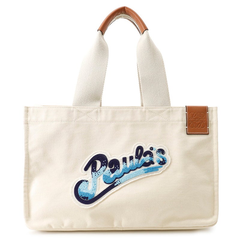 ロエベ トートバッグ パウラズイビザ カンバス キャンバス レザー A716C68X02 LOEWE