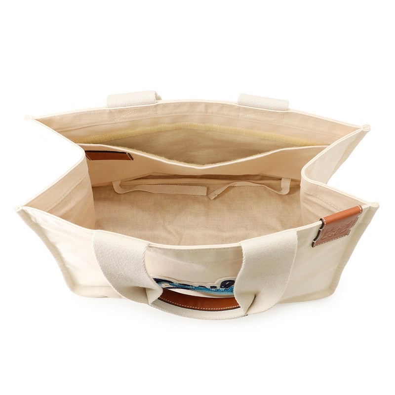 ロエベ トートバッグ パウラズイビザ カンバス キャンバス レザー A716C68X02 LOEWE