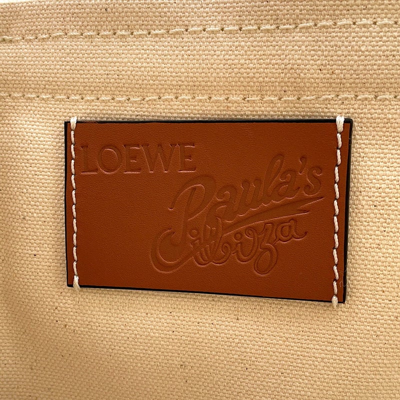 ロエベ トートバッグ パウラズイビザ カンバス キャンバス レザー A716C68X02 LOEWE