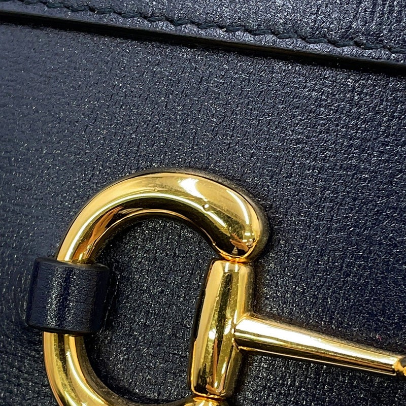 グッチ ショルダーバッグ ホースビット 1955 巾着 レザー 602118 GUCCI