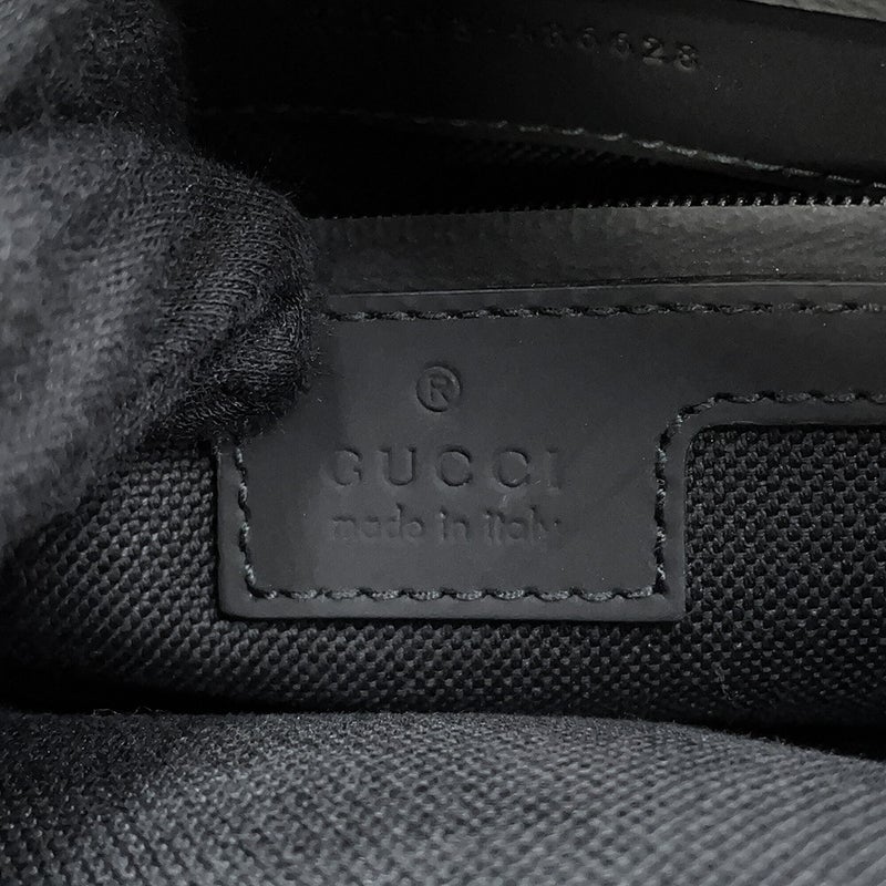 グッチ ショルダーバッグ GGラバーエフェクト ラバー 771293 GUCCI 黒