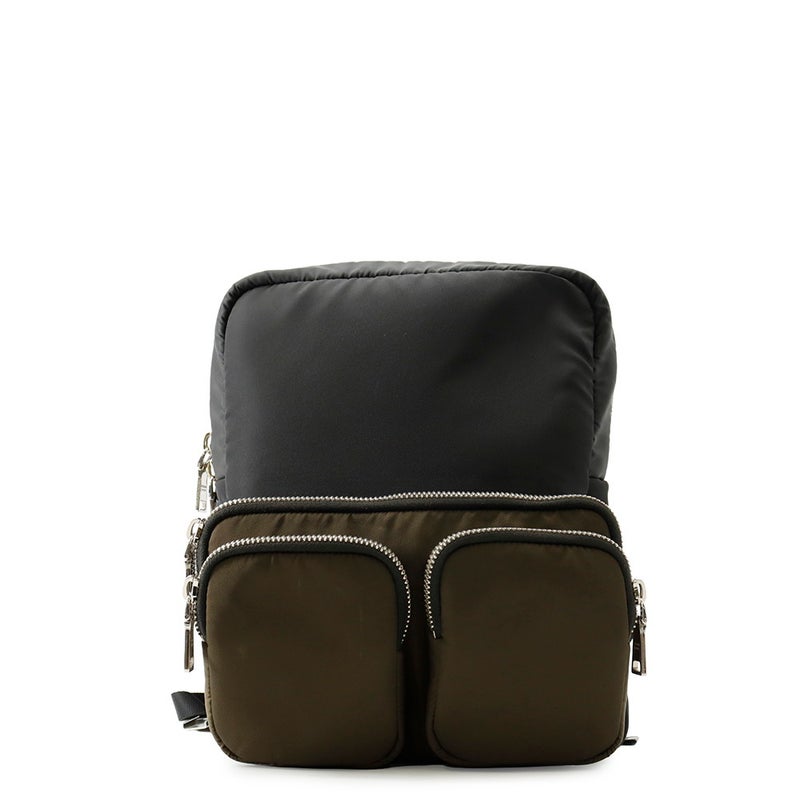 プラダ リュック ポケット バックパック ナイロン 2VZ043 PRADA バッグ リュックサック 黒