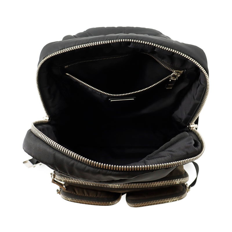 プラダ リュック ポケット バックパック ナイロン 2VZ043 PRADA バッグ リュックサック 黒