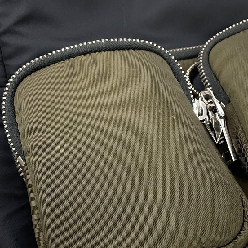 プラダ リュック ポケット バックパック ナイロン 2VZ043 PRADA バッグ リュックサック 黒
