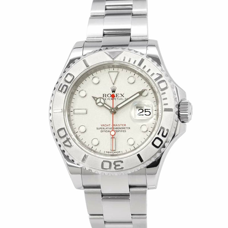 ロレックス ヨットマスター ロレジウム SS/プラチナ 116622 ROLEX 腕時計 シルバー文字盤