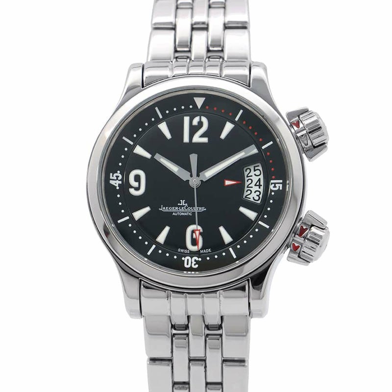 ジャガールクルト マスターコンプレッサー Q1728420/148.8.60 JAEGER-LECOULTRE 腕時計 黒文字盤
