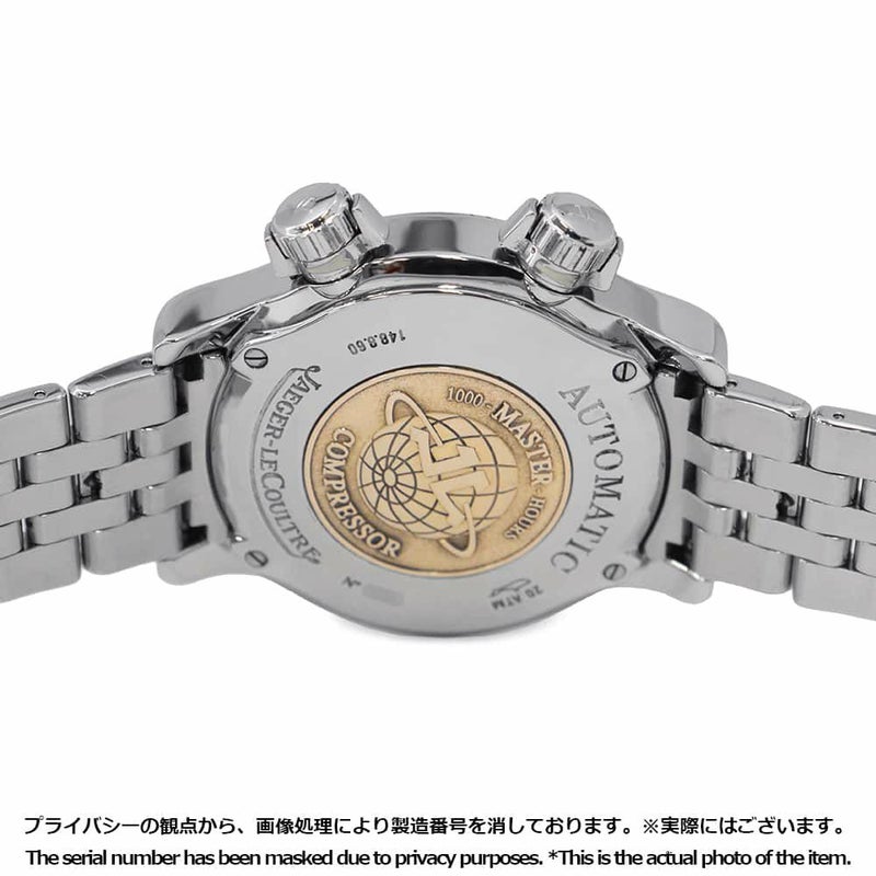 ジャガールクルト マスターコンプレッサー Q1728420/148.8.60 JAEGER-LECOULTRE 腕時計 黒文字盤
