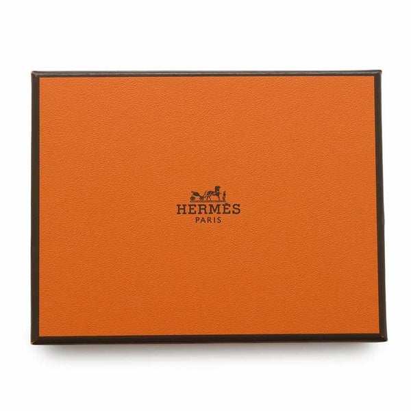 エルメス キーホルダー カルメン ウノドス ローズサクラ/ブルードマルト/シルバー金具 ラムスキン