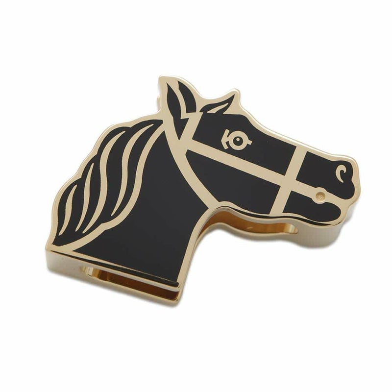 エルメス ツイリーリング カドリージュ HERMES アクセサリー スカーフリング 黒