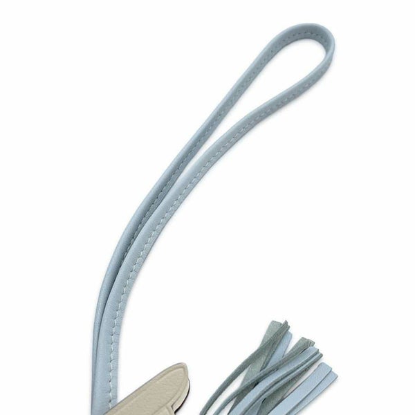 エルメス バッグチャーム ロデオPM ペガサス ジョーヌブルジョン/ブルーブリュム/ナタ ラムスキン Z刻印