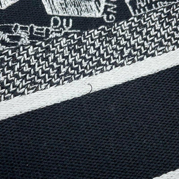 クリスチャン・ディオール トートバッグ ブックトート プラン ドゥ パリ ミディアム M1296ZOMP_M46I 黒 白