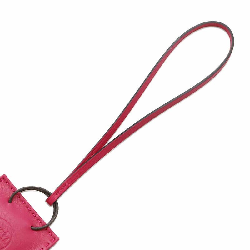 エルメス バッグチャーム ショッパー サックオランジュ ローズメキシコ ラムスキン Y刻印 HERMES 2020年秋冬限定