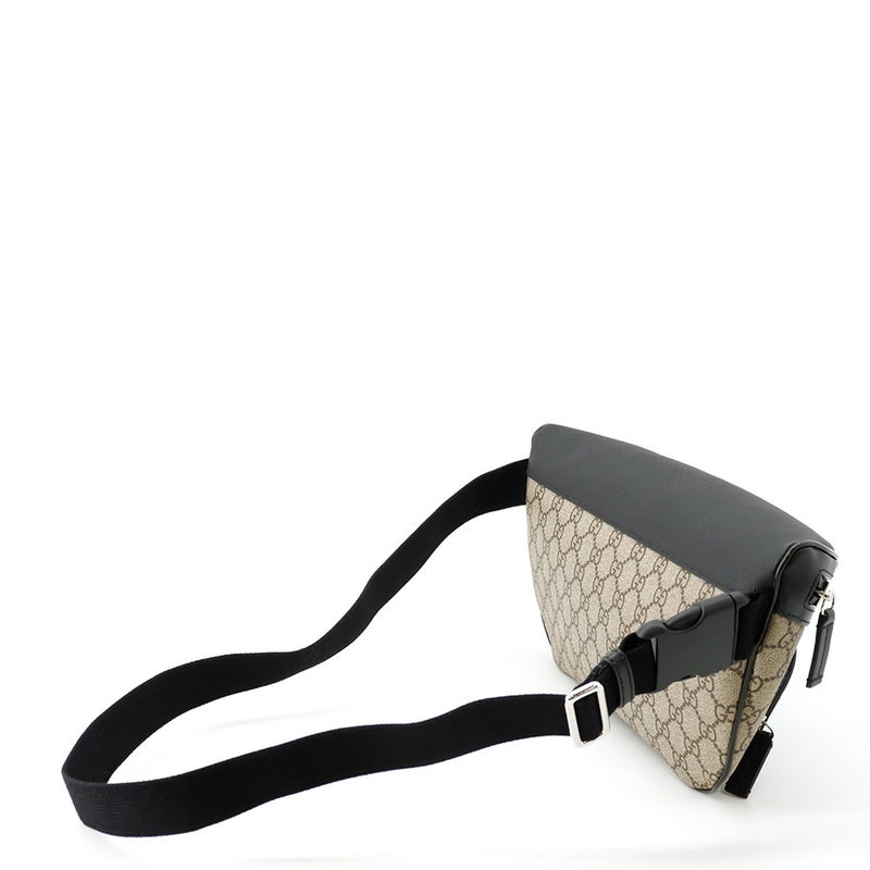 グッチ ボディバッグ GGスプリーム ベルトバッグ 779843 GUCCI ウエストバッグ 黒